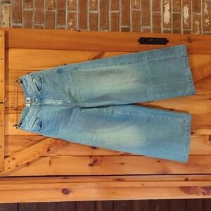 We The Free Blue Wide Leg Jeans